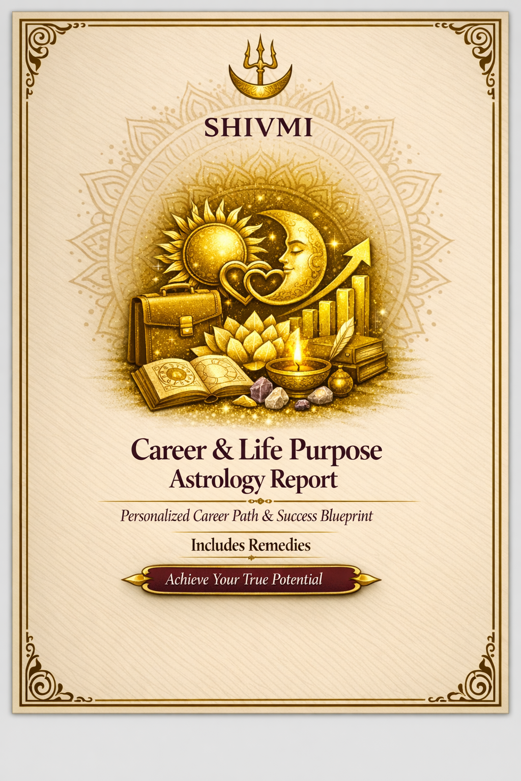 Career & Life Purpose Astrology Report – Personalized Career Path, Success and Remedies