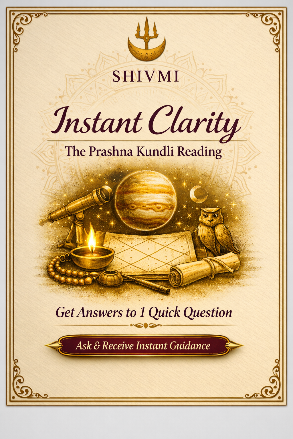 Instant Clarity: The Prashna Kundli Reading