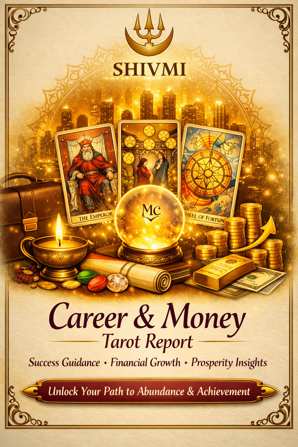 Career & Money Tarot Report – Vedic Tarot Guidance for Success & Financial Abundance | SHIVMI