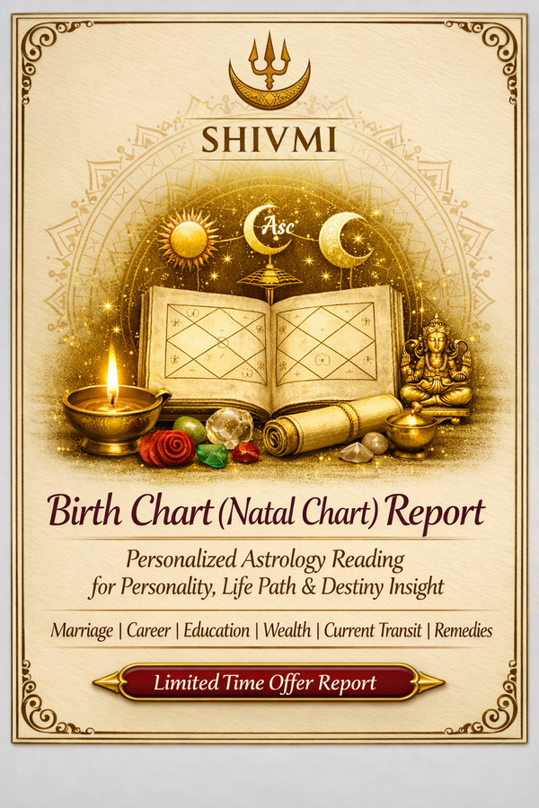 Birth Chart (Natal Chart) Report – Personalized Astrology Reading for Personality, Life Path & Destiny Insight