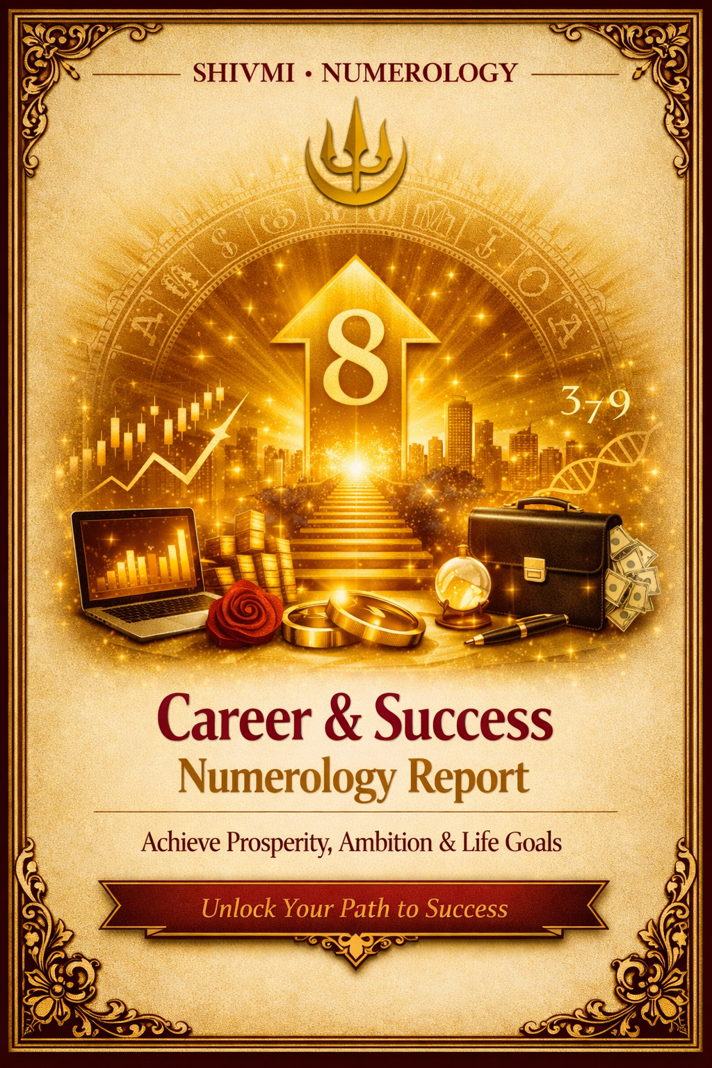 Career & Success Numerology Report – Personalized Career Path, Money Potential & Success