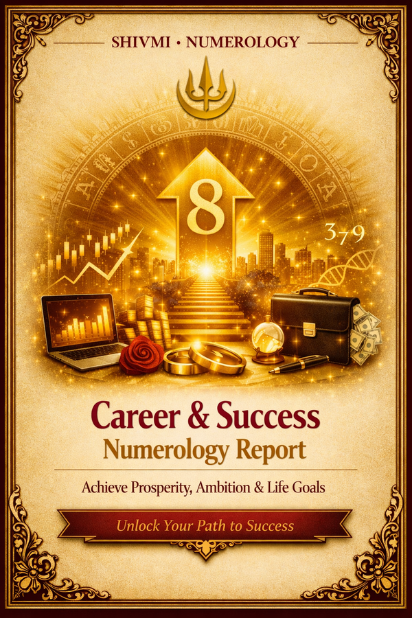 Career & Success Numerology Report – Personalized Career Path, Money Potential & Success