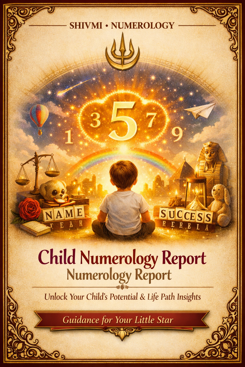 Child Numerology Report – Personalized Life Path, Personality & Future Potential Reading for Your Child