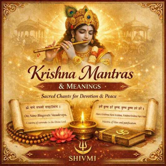 Krishna Mantras & Their Meanings — Divine Chanting Guide (PDF)