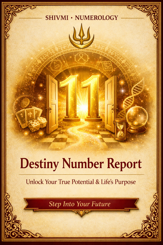 Destiny Number Report – Personalized Numerology Reading for Life Purpose & Success | SHIVMI Numerology