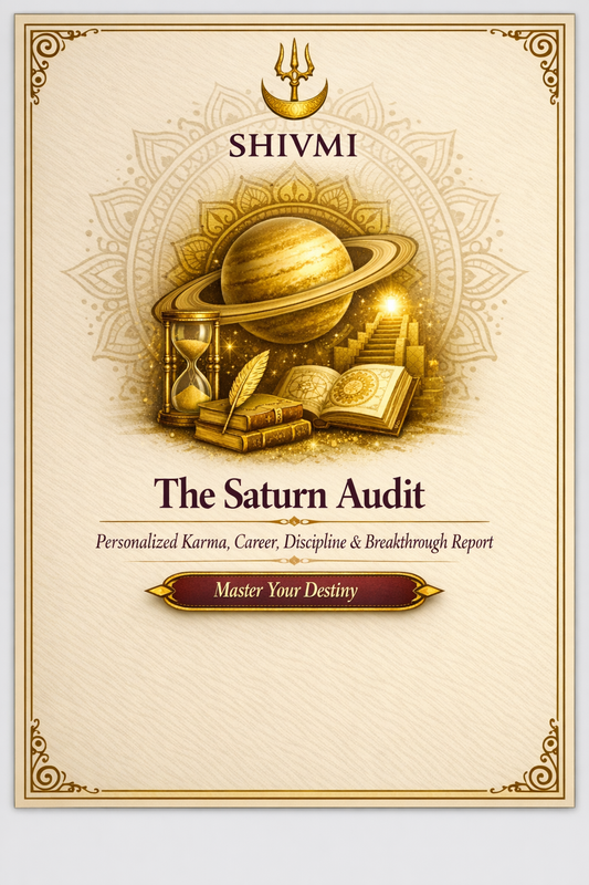 The Saturn Audit: Personalized Karma, Career,Discipline & Breakthrough Report