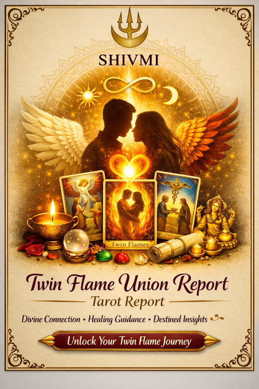 The Twin Flame Union: Personalized Soul Connection & Timing Tarot Report