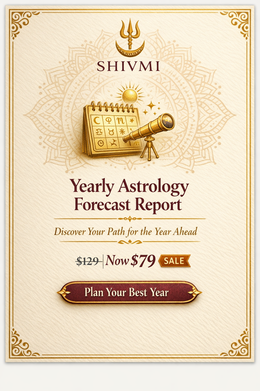 Yearly Astrology Forecast Report – 12-Month Personalised Horoscope, Predictions & remedies
